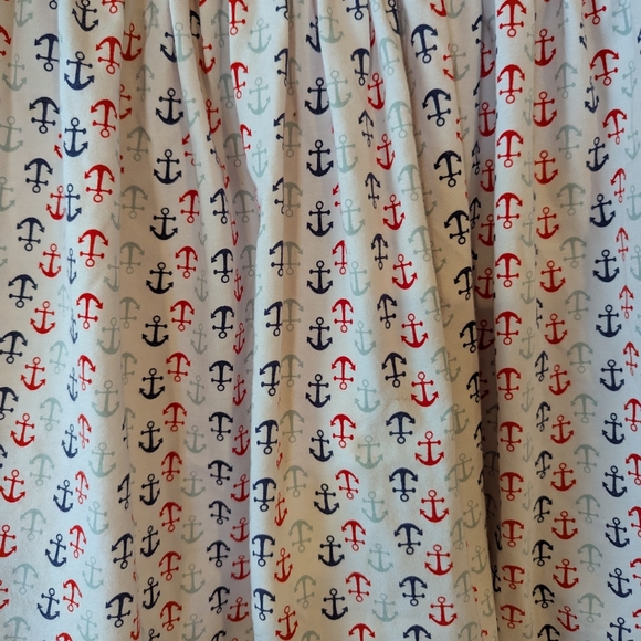 Rare Editions Blue Ruched Tiered Sundress with Sailor Collar - Picture 2 of 8